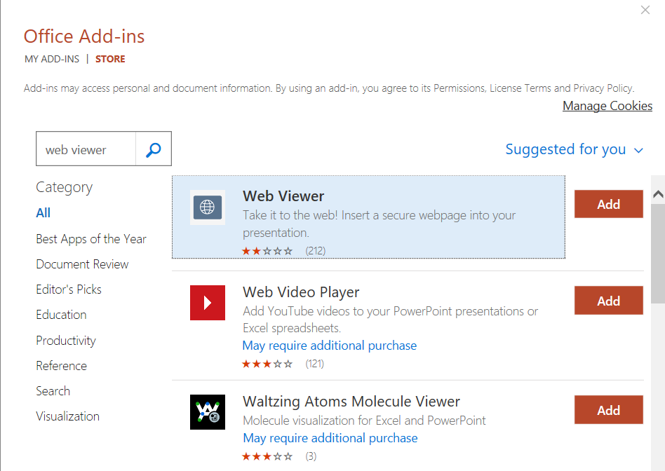 Web Video Player for PowerPoint